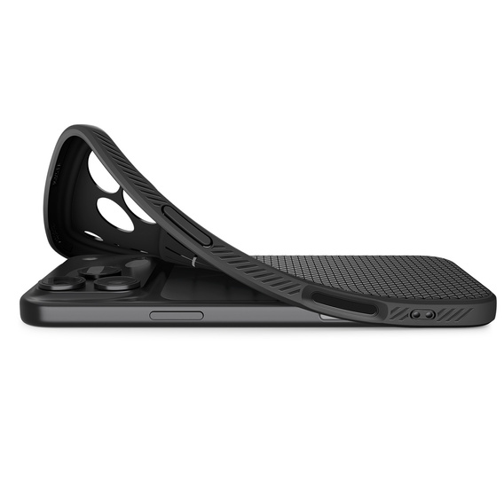 Pouzdro Spigen Liquid Air pro iPhone 17 Pro, matně černé