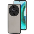 Silikonové pouzdro pro Honor Magic 6 Lite 5G, s ochranou fotoaparátu, transparentní / černé