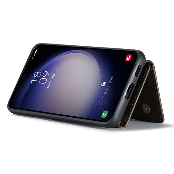 Pouzdro pro Samsung Galaxy A56 5G, DG.MING 2in1, káva
