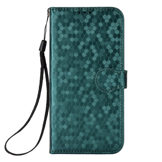 Flipové pouzdro pro Motorola Edge 60 Pro, Wallet Rhombus, zelené