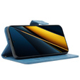 Klopové pouzdro pro Xiaomi Poco X6 Pro 5G, Butterfly, fialové