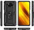 Pancéřové pouzdro pro Xiaomi Poco X3 NFC, Nox Case Ring, černé