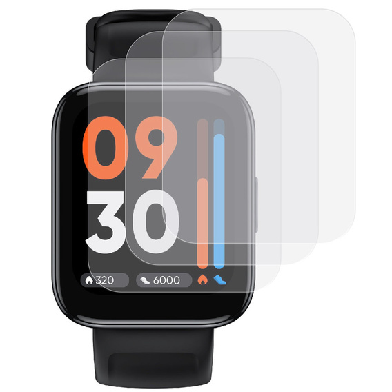 3x ERBORD Hydrogelová fólie pro Realme Watch 3