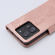 Klopové pouzdro pro Xiaomi 13T / 13T Pro, Butterfly, růžové rose gold