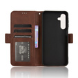Klopové pouzdro pro Samsung Galaxy A16, Card Slot, hnědé