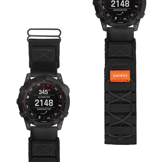 ERBORD Runner Quickfit Nylonový řemínek pro Garmin Fenix 5X/6X/6X PRO/7X