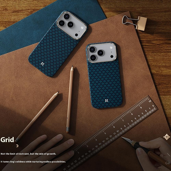 BENKS C1 Kevlar Aramid Fiber pouzdro pro MagSafe pro iPhone 17 Pro Max