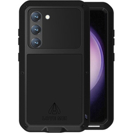 Pouzdro Love Mei pro Samsung Galaxy S23, armored with glass, černé