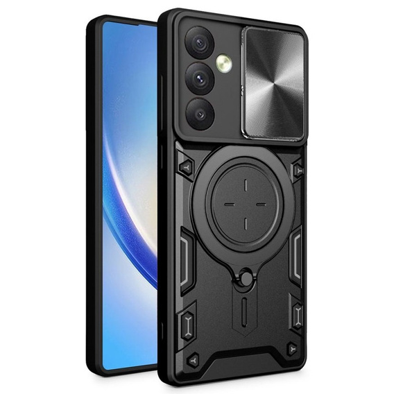 Pancéřové pouzdro pro Samsung Galaxy A54 5G, CamShield Slide, černé