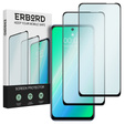 2x tvrzené sklo pro Xiaomi Redmi Note 10 5G, ERBORD 3D pro celý displej