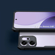 Pouzdro pro Oppo Reno 14F, vyztužené, průhledné s černými boky