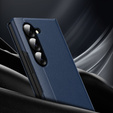 Flipové pouzdro pro Samsung Z Fold5 5G, Smart View Wallet, námořnicky modré