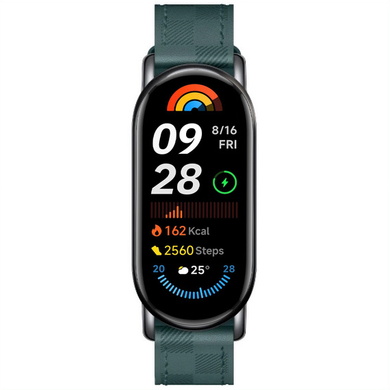 Kožený řemínek pro Xiaomi Smart Band 10 / 9 / 8