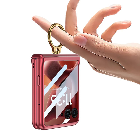 Pouzdro se stojánkem a ochranou pantů pro Motorola Razr 60 Ultra 5G