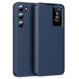 Flipové pouzdro pro Samsung Galaxy S23, Smart View Wallet, modré