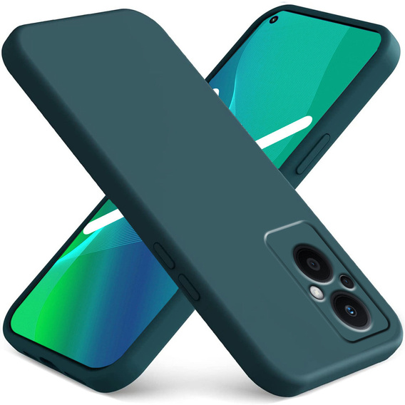 Pouzdro pro Oppo Reno7 Lite, Silicone Lite, zelené