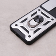 Pouzdro pro Xiaomi Redmi 12, CamShield Slide, stříbrné
