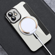 Klopové pouzdro pro iPhone 12, RFID Wallet MagSafe CamShield, černé