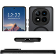 Pouzdro pro Xiaomi Redmi Note 14 Pro+ 5G, pro MagSafe, ERBORD Matt Case, černý