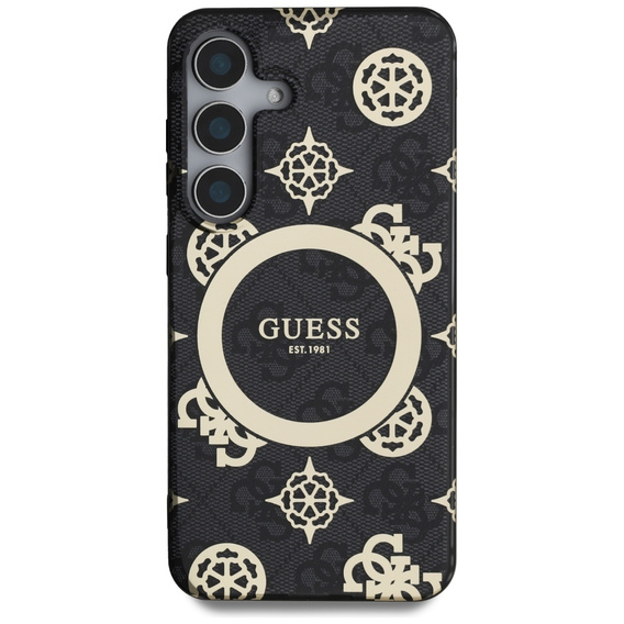 Pouzdro GUESS Magnetic IML Peony pro Samsung Galaxy S25