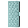 Pouzdro s klopou pro Samsung Galaxy S20 FE, Rhombus Crossbody Leather, zelené