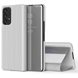 Pouzdro pro Samsung Galaxy A53 5G, Clear View, stříbrné