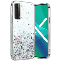 Pouzdro pro Huawei P Smart 2021/Y7A, Glittery, průhledné