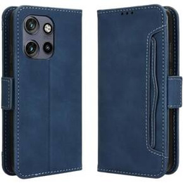 Klopové pouzdro pro Motorola Edge 50 Neo / Motorola ThinkPhone 25, Card Slot, námořnicky modré