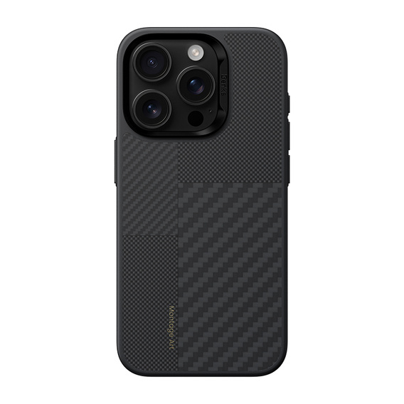Pouzdro BENKS Kevlar pro iPhone 16 Pro, pro MagSafe, Carbon Fiber, černé