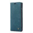 Pouzdro CASEME pro Samsung Galaxy A71, Leather Wallet Case, zelené