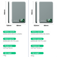 Blavec Power Bank 10000mAh BJ-03 Slim 13,5mm - Type C - 22,5W, MagSafe 3v1 - šedá