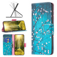 Klopové pouzdro pro Infinix Hot 30, Wallet, sakura, modré