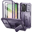 Pancéřové pouzdro pro Samsung Galaxy A56 5G, Dexnor Full Body (Two Frames), fialové