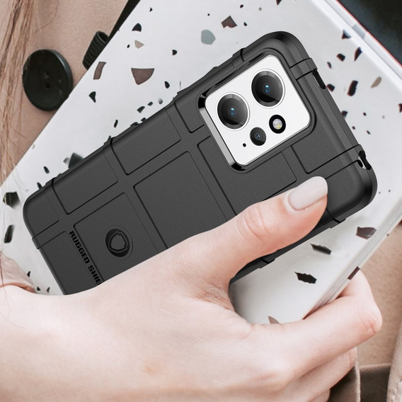 Pouzdro pro Xiaomi Redmi Note 12 4G, Rugged Shield, černé