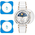 2x Tvrzené sklo ERBORD pro Huawei Watch GT 5 Pro 42mm, s montážním rámečkem