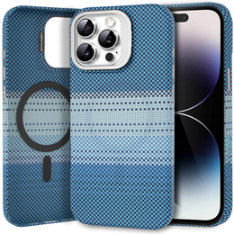 Pouzdro iPhone 14 Pro, Frame Kickstand, pro MagSafe, Moon Blue