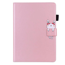 Pouzdro pro Samsung Galaxy Tab A7 Lite 8.7, s klopou, animal, růžové