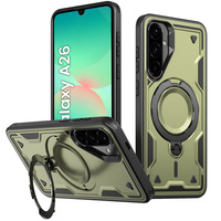Pouzdro pro Samsung Galaxy A26, Military MagSafe, zelené