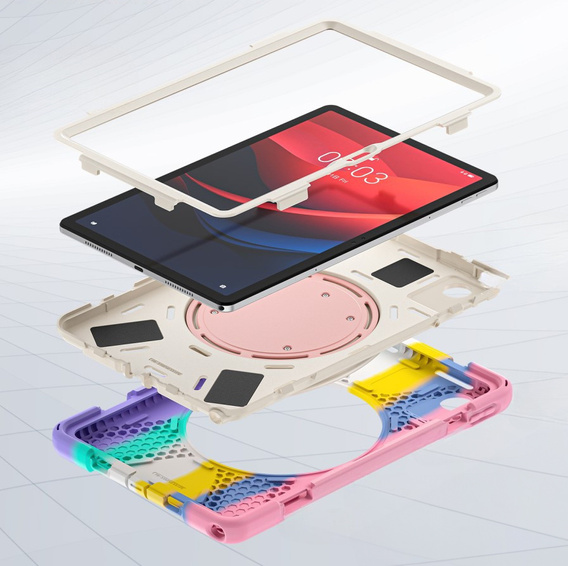 Dětské pouzdro pro Lenovo Tab M11, pancéřované, vícebarevné