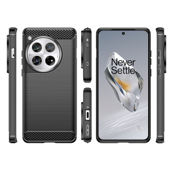 Pouzdro pro OnePlus 12 5G, Carbon, černé