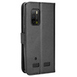 Klopové pouzdro pro Ulefone Armor X10 / X10 Pro, Wallet Smart Magnet Case, černé
