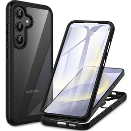 Pouzdro pro Samsung Galaxy S24, Shockproof, s fólií, černé