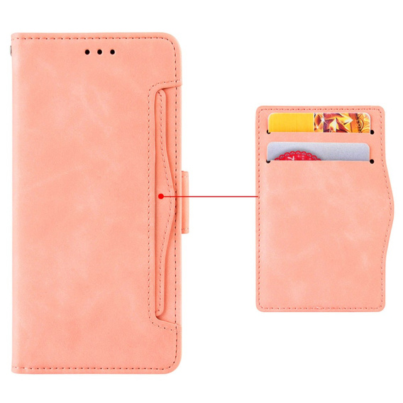 Klopové pouzdro pro TCL 40 NxtPaper, Card Slot, růžové