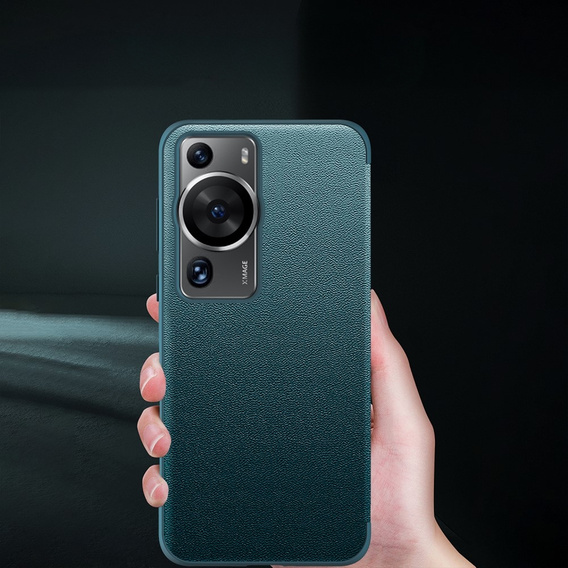 Flipové pouzdro pro Huawei P60 Pro, Side View, modré