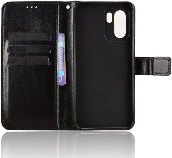 Pouzdro s klopou Crazy Horse Wallet pro OnePlus 15R