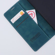 Pouzdro pro Xiaomi Redmi Note 12 4G, ERBORD Vintage peněženka s klopou, modré