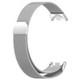 Milánský náramek s pouzdrem pro Xiaomi Smart Band 10 / 9 / 8, stříbrný