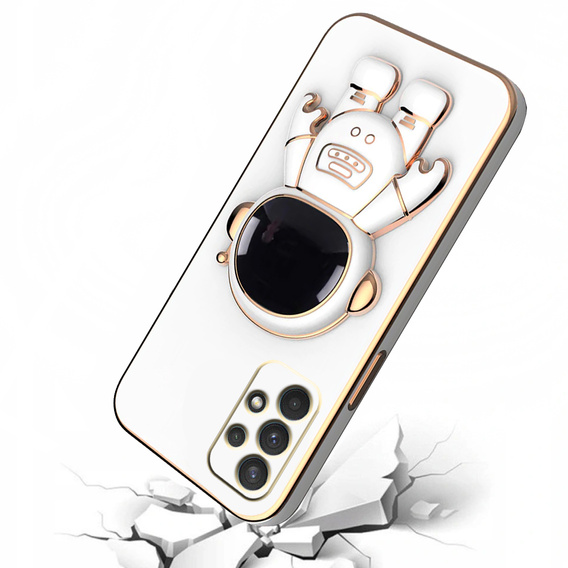 Pouzdro pro Samsung Galaxy A32 4G, Astronaut, bílé