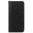 Flipové pouzdro pro Honor 200 Pro 5G, Split Leather, černé