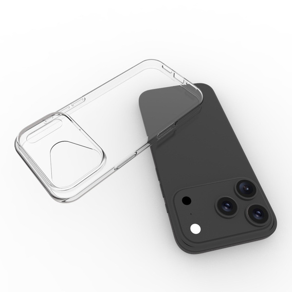 TPU ochranné pouzdro pro iPhone 17 Pro Max - průhledné